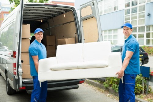 Customer submitting a removals complaint form after a move