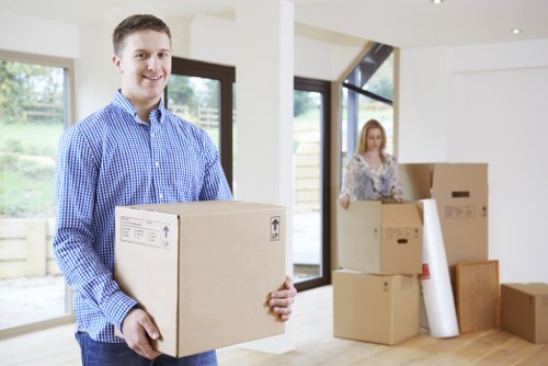 Customer making a safe removals payment online