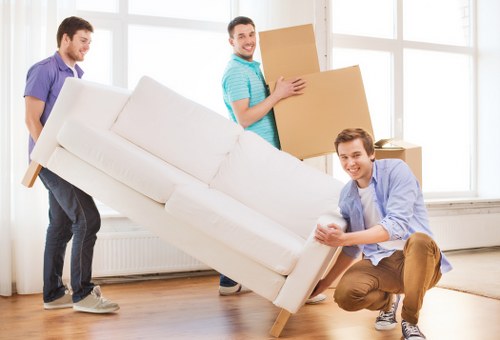 Packing and loading furniture for a move near Elephant and Castle