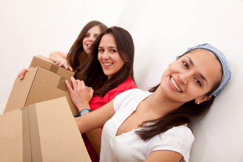 Local removal van prepared for residential and commercial relocations