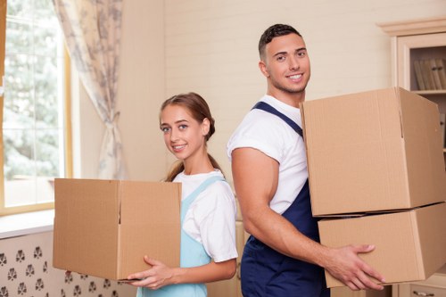 Loading and transporting office and residential furniture in South London
