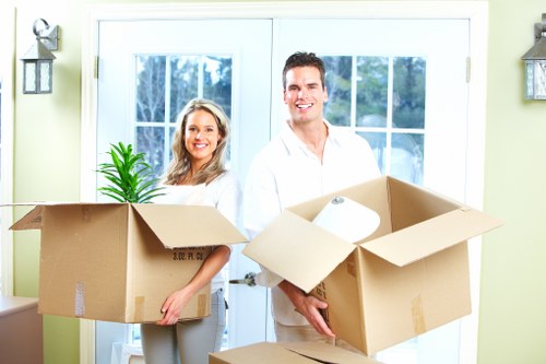Furniture removals team navigating access challenges in Elephant and Castle